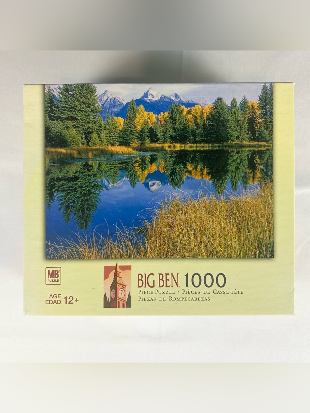 MB Puzzle Big Ben 1000 Piece Puzzle 20 1/8” X 26 3/16” New Unopened